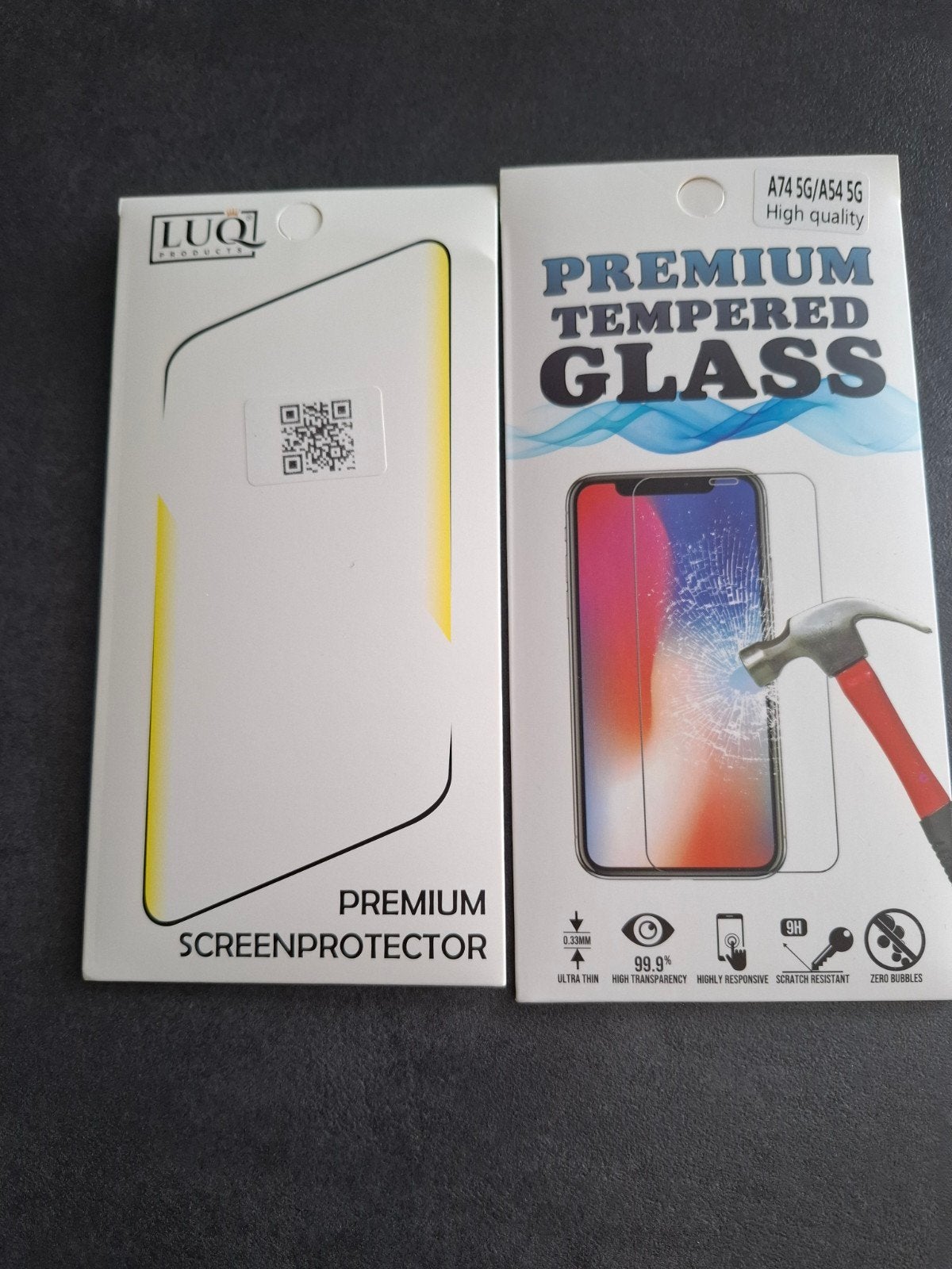 screenprotector 2 stuks, Enlèvement