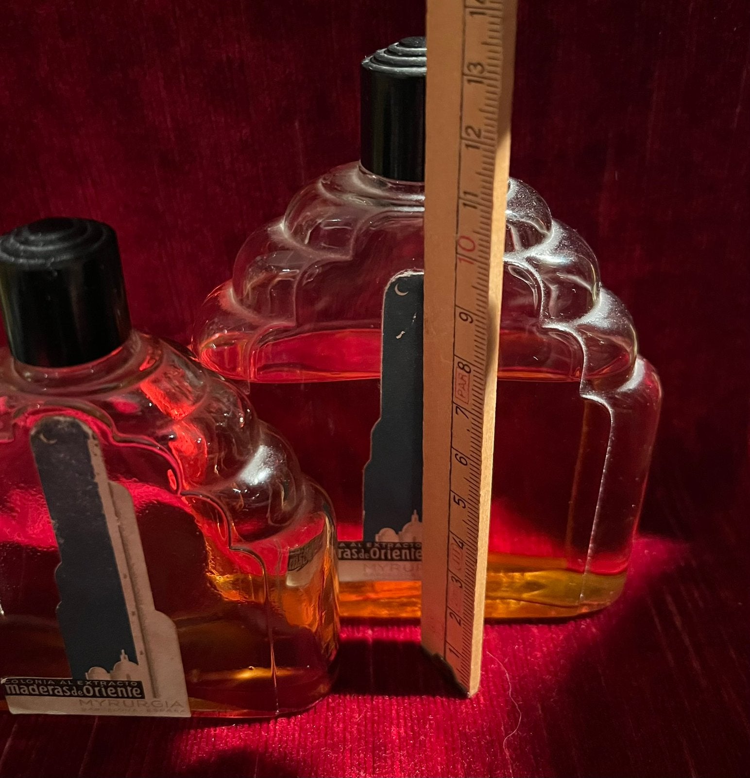 2 Vintage Myrurgia Maderas de Oriente Cologne al Extracto, Ophalen of Verzenden, Zo goed als nieuw
