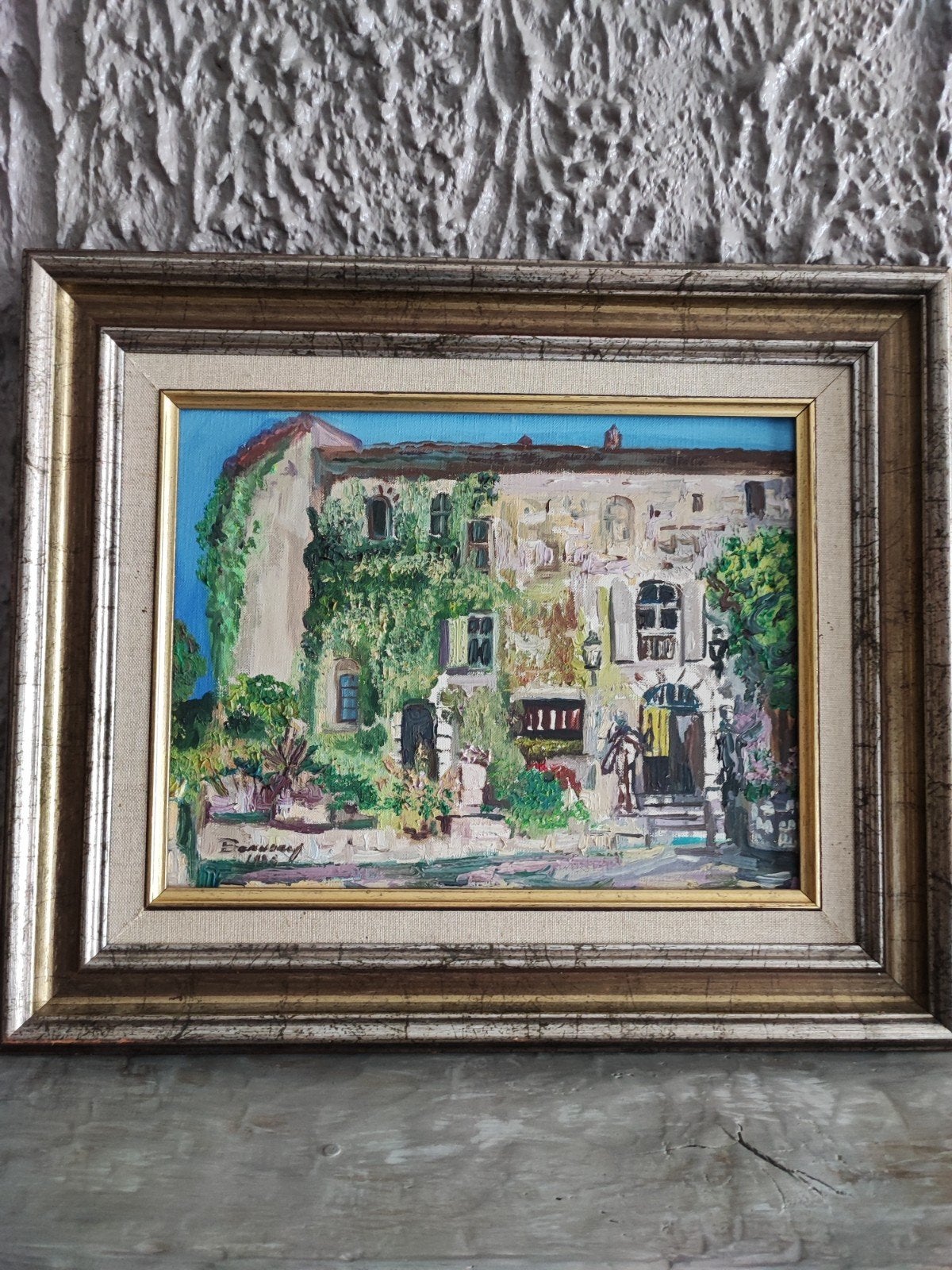 Huile sur toile signée, Antiquités & Art, Art | Peinture | Classique, Enlèvement