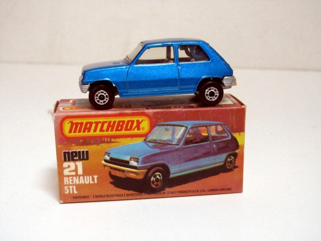 Matchbox Superfast MB 21c Renault 5TL (1978) + boîte, Enlèvement ou Envoi, Neuf, Voiture, Matchbox