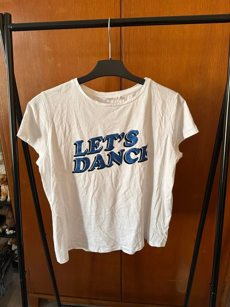 T-shirt met tekst, Kleding | Dames, Ophalen, Overige kleuren, Maat 42/44 (L), Korte mouw