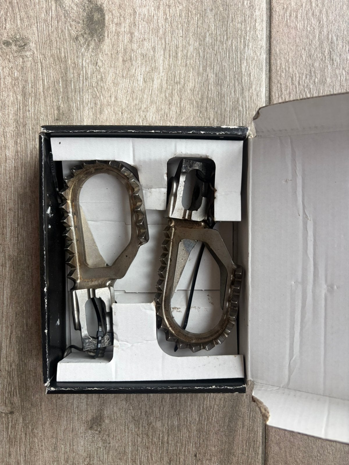 VOETSTEUN VAN TITANIUM - RAPTOR TITANIUM, Motoren, Ophalen of Verzenden, Zo goed als nieuw