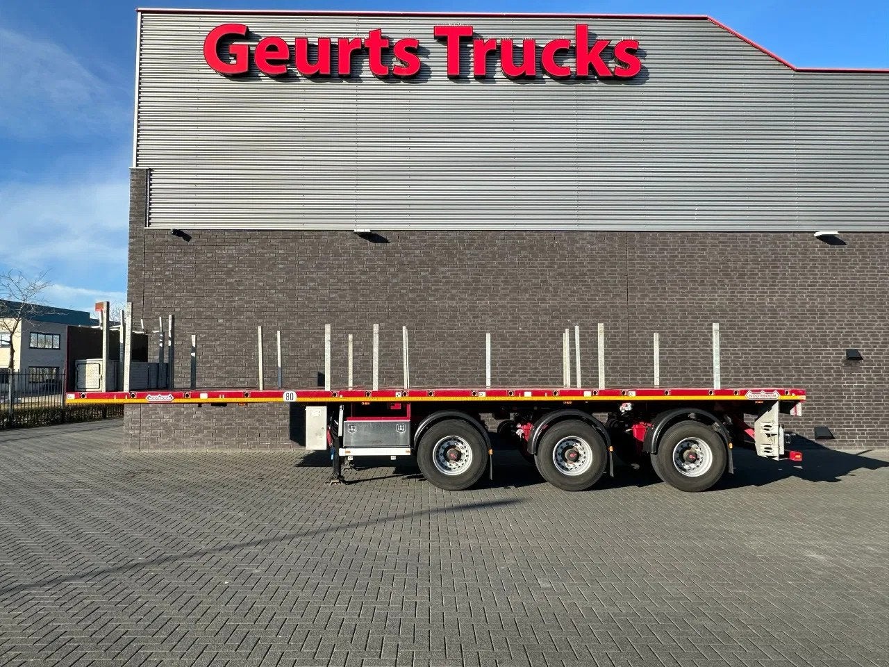 Nooteboom OVB-48-03 HYDRAULISCHE GESTUURDE BALLAST TRAILER, Auto's, Overige brandstoffen, Aanhangers en Opleggers, Te koop, ABS