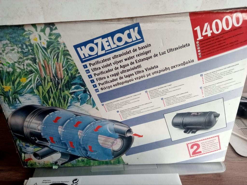 Nieuwe uv lamp hozelock, Tuin en Terras, Vijver-toebehoren, Ophalen of Verzenden, Nieuw, Overige typen