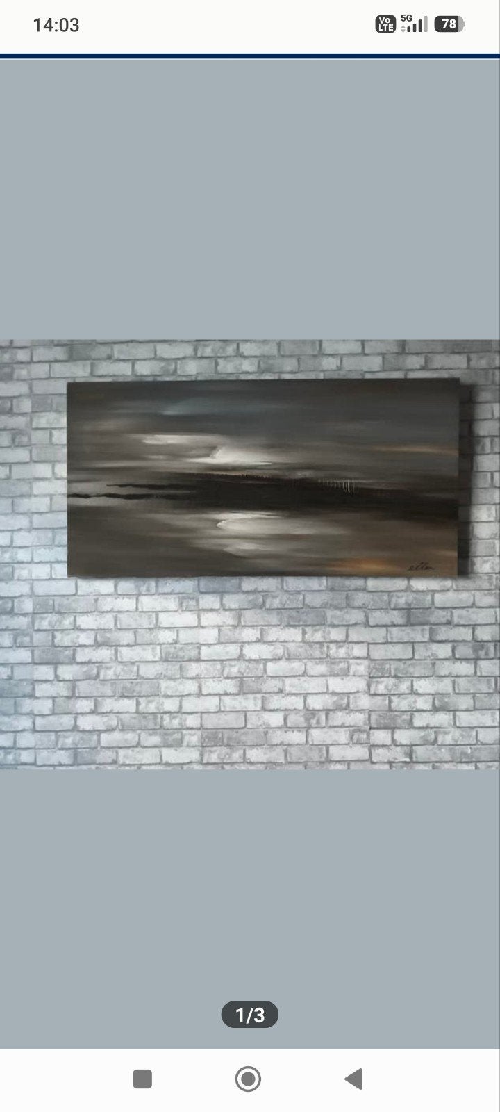 Mooi schilderij, Ophalen