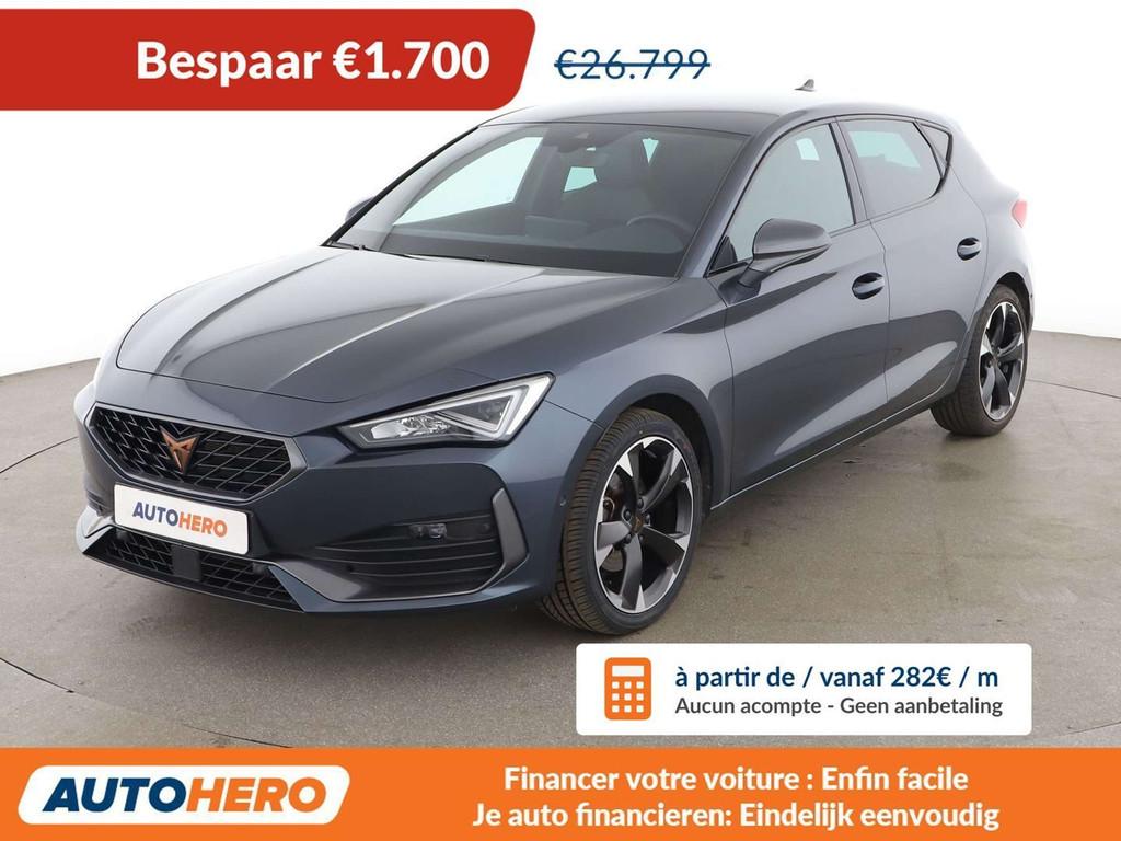 CUPRA Leon 1.5 eTSI (bj 2024, automaat), Auto's, Cupra, Skiluik, Leon, 150 pk, Zilver of Grijs