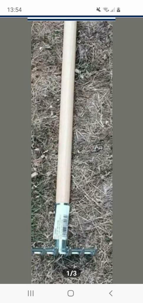 Petit râteau polet 50cm neuf, Tuin en Terras, Hand-tuingereedschap, Ophalen, Hark