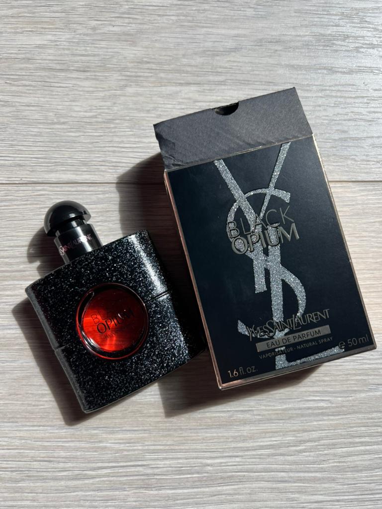YSL Black Opium Eau De Parfum, Ophalen of Verzenden, Gebruikt