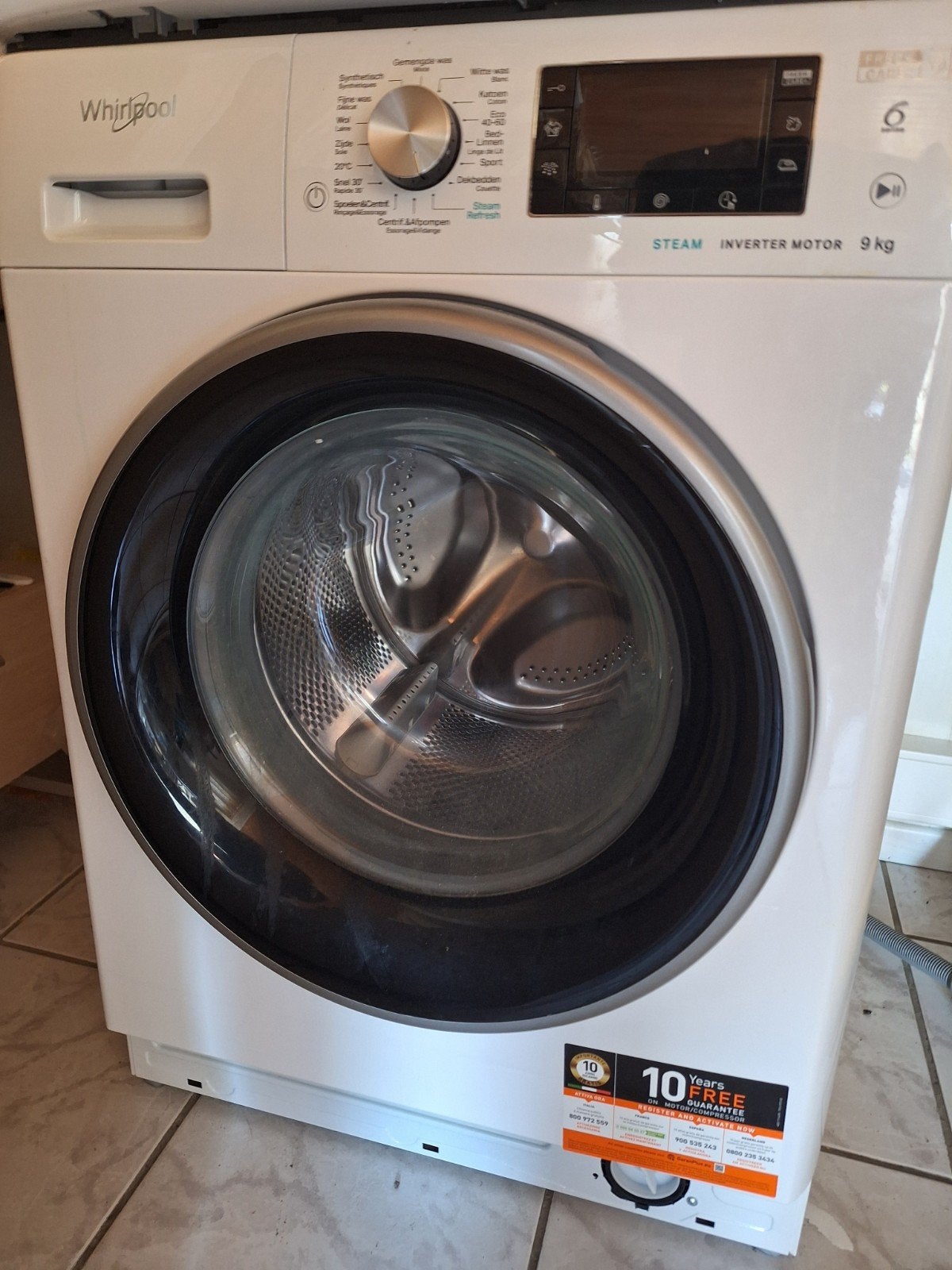 Whirlpool FFBP9489BVFR, Ophalen