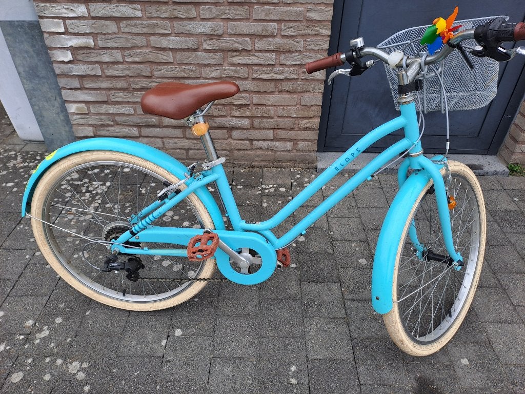 Kinderfiets elops, Fietsen en Brommers, Ophalen, 20 inch of meer, Gebruikt, Velgrem