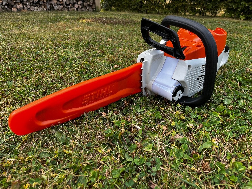 Tronçonneuse STIHL MSA 200C (30cm) presque neuve !!!, Enlèvement, Comme neuf, STIHL