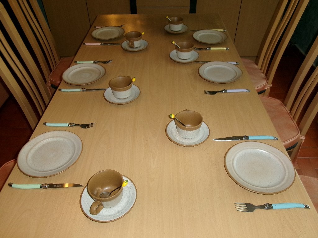 Service à dessert et café en porcelaine, Enlèvement, Comme neuf, Porcelaine, Service complet
