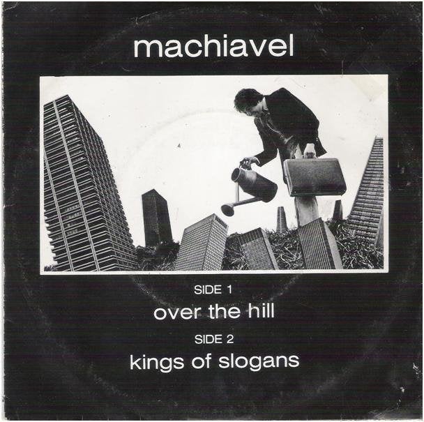 MACHIAVEL: "Over the hill" - Belpoptopper!, Enlèvement ou Envoi, Pochette photo, 7 inch, Comme neuf