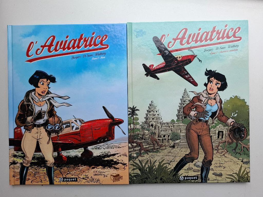 L'AVIATRICE TOMES 1 ET 2 SERIE COMPLETE TTBE EO/REED, Livres, Série complète ou Série, Enlèvement ou Envoi, Comme neuf