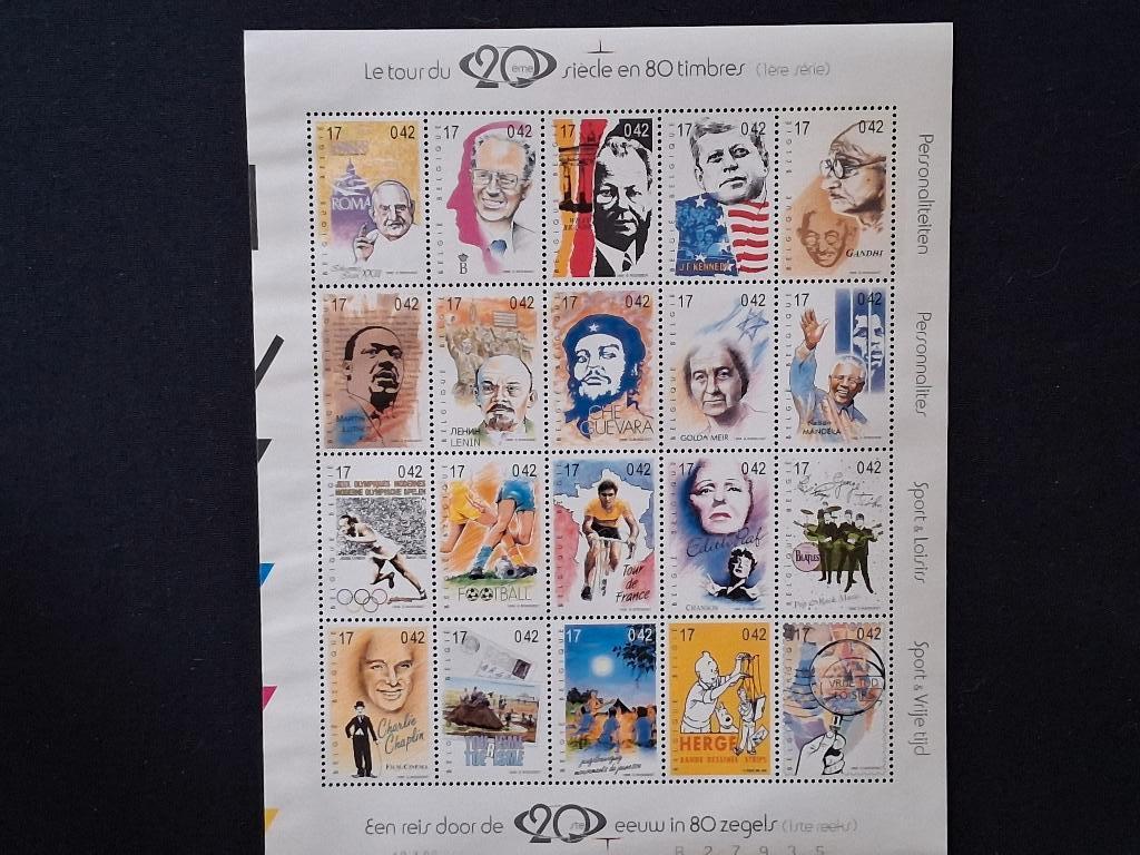 Brochure België 1999 - De Ronde van de 20e eeuw - Unc, Ophalen of Verzenden, Postfris, Postfris, Olympische Spelen