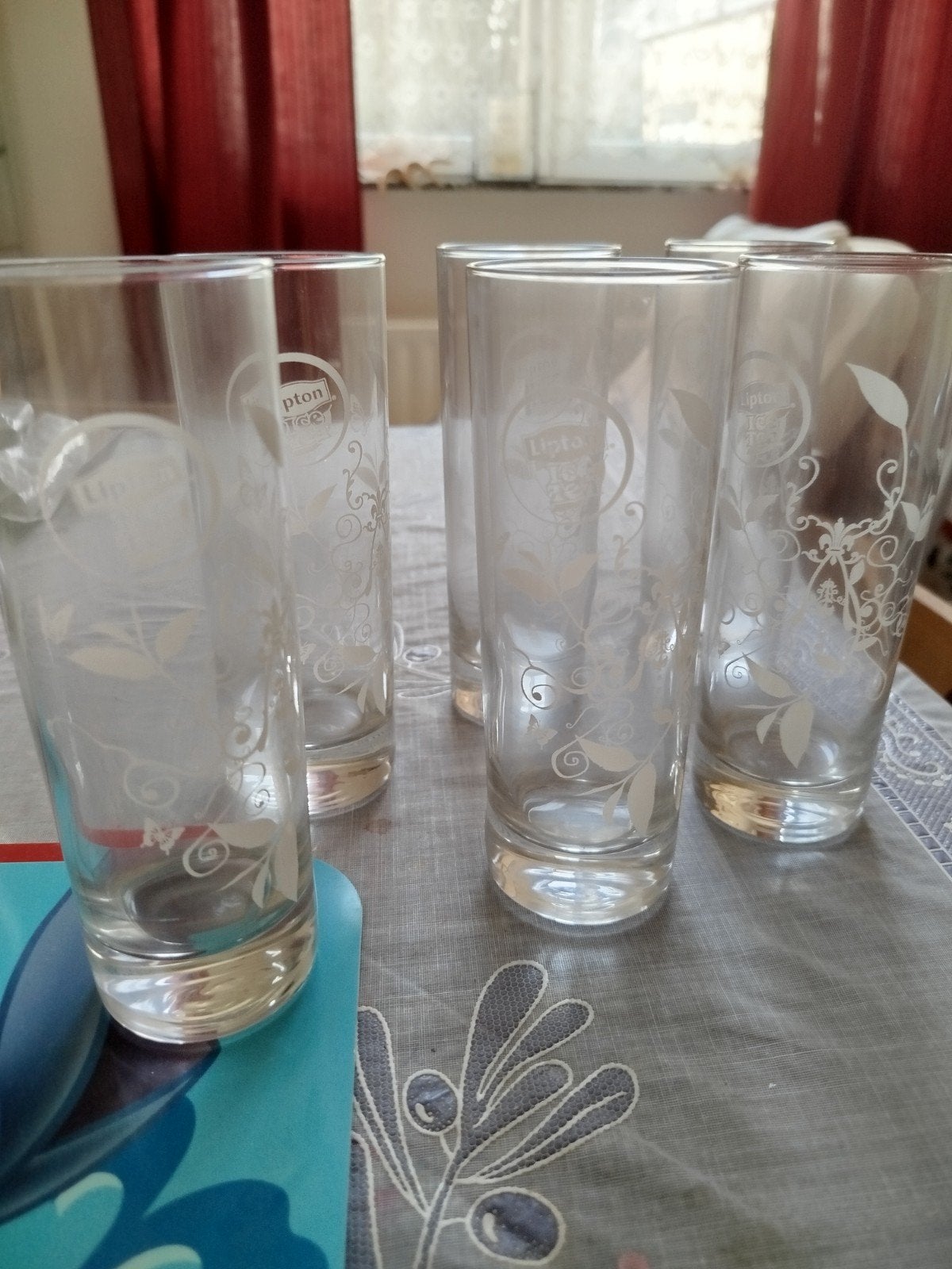 6 verres Lipton Ice Tea, Ophalen