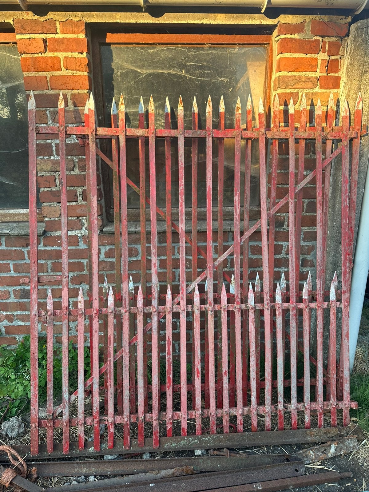Metalen poort, Ophalen, Met poort, Gebruikt, Overige typen