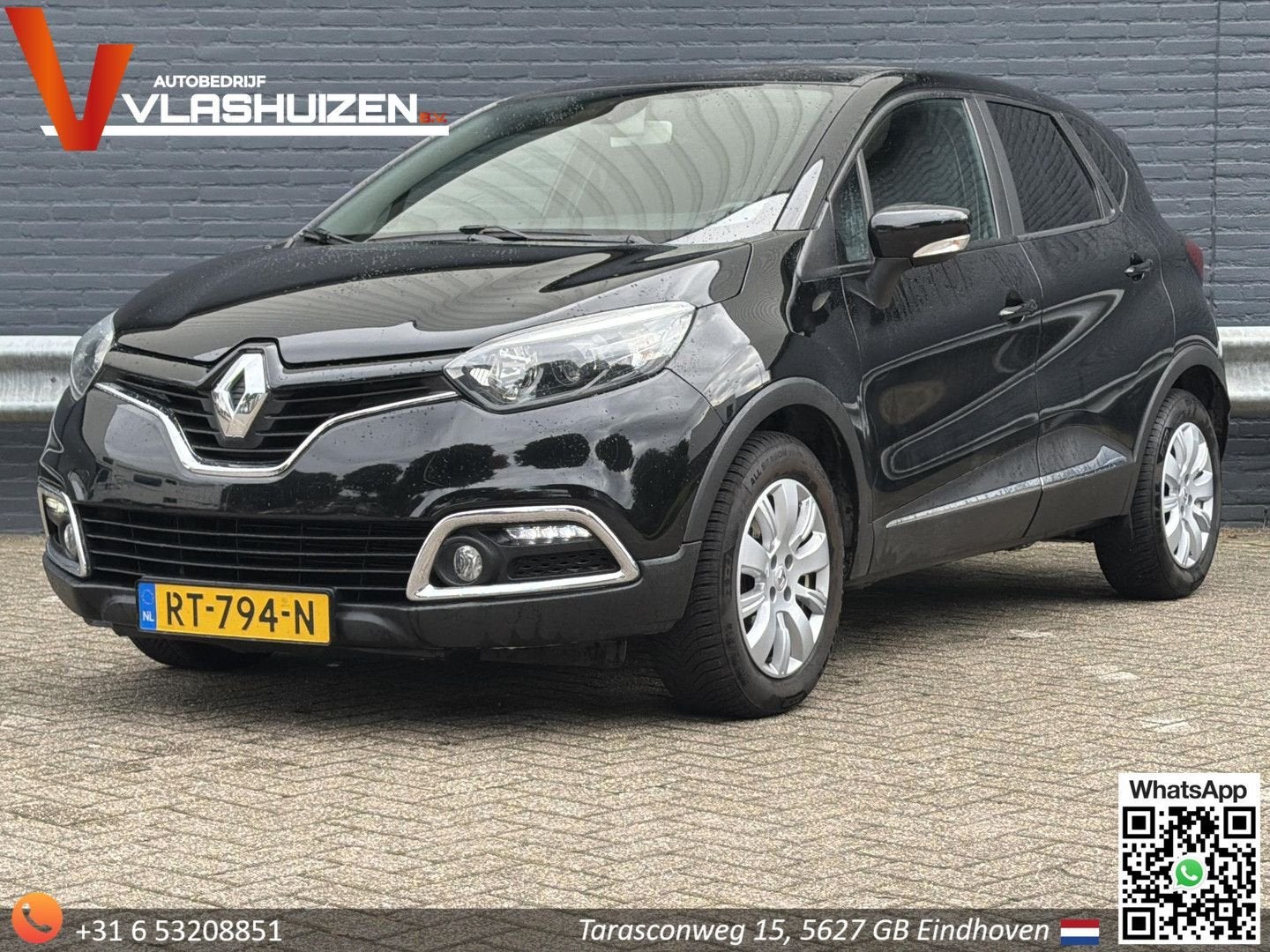 Renault Captur 1.2 TCe Dynamique, Automaat, Zwart, Bedrijf, SUV of Terreinwagen