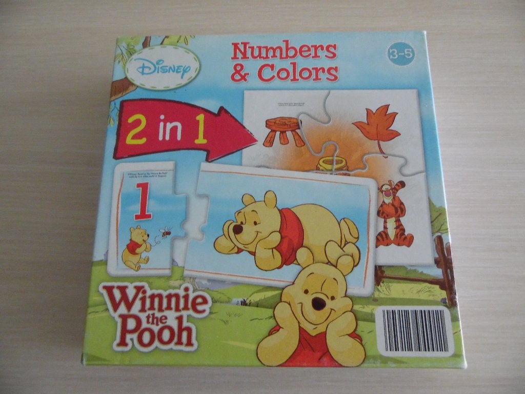 NOMBRES ET COULEURS    WINNIE L'OURSON   DISNEY, Enlèvement ou Envoi, Comme neuf, Compter