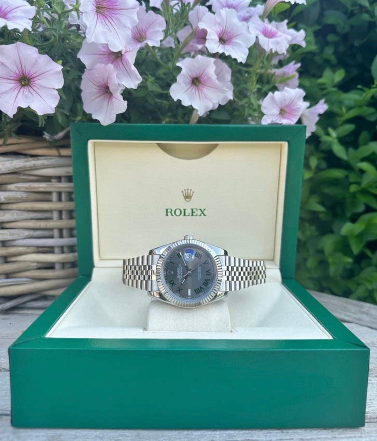 Rolex Datejust 41 Wimbledon, Ophalen of Verzenden, Zo goed als nieuw, Rolex