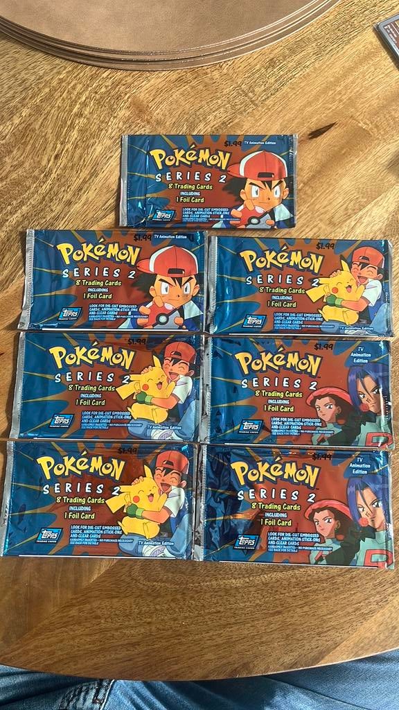 Pokemon Topps series 2 empty, Enlèvement ou Envoi, Comme neuf, Booster