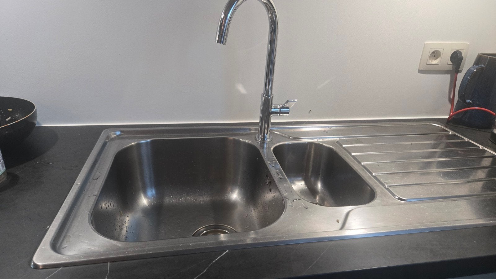wasbak keuken en kraan, Ophalen, Gebruikt, 50 tot 100 cm, Minder dan 100 cm