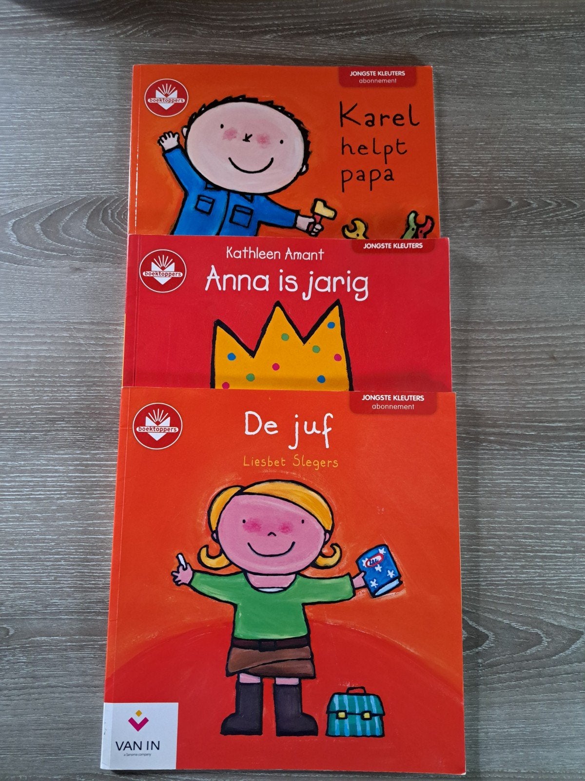 katleen Amant - liesbet Slegers kleuterboeken boektoppers, Ophalen