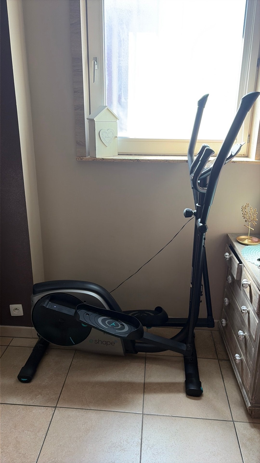 Vélo elliptique Domyos, Comme neuf, Enlèvement, Métal, Vélo elliptique