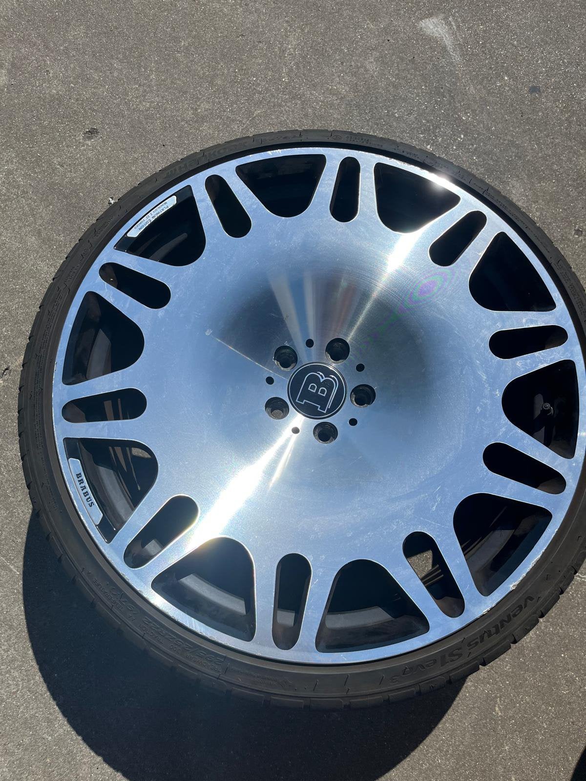 4 brabus wielen, Autos : Pièces & Accessoires, Enlèvement, Pneu(s)