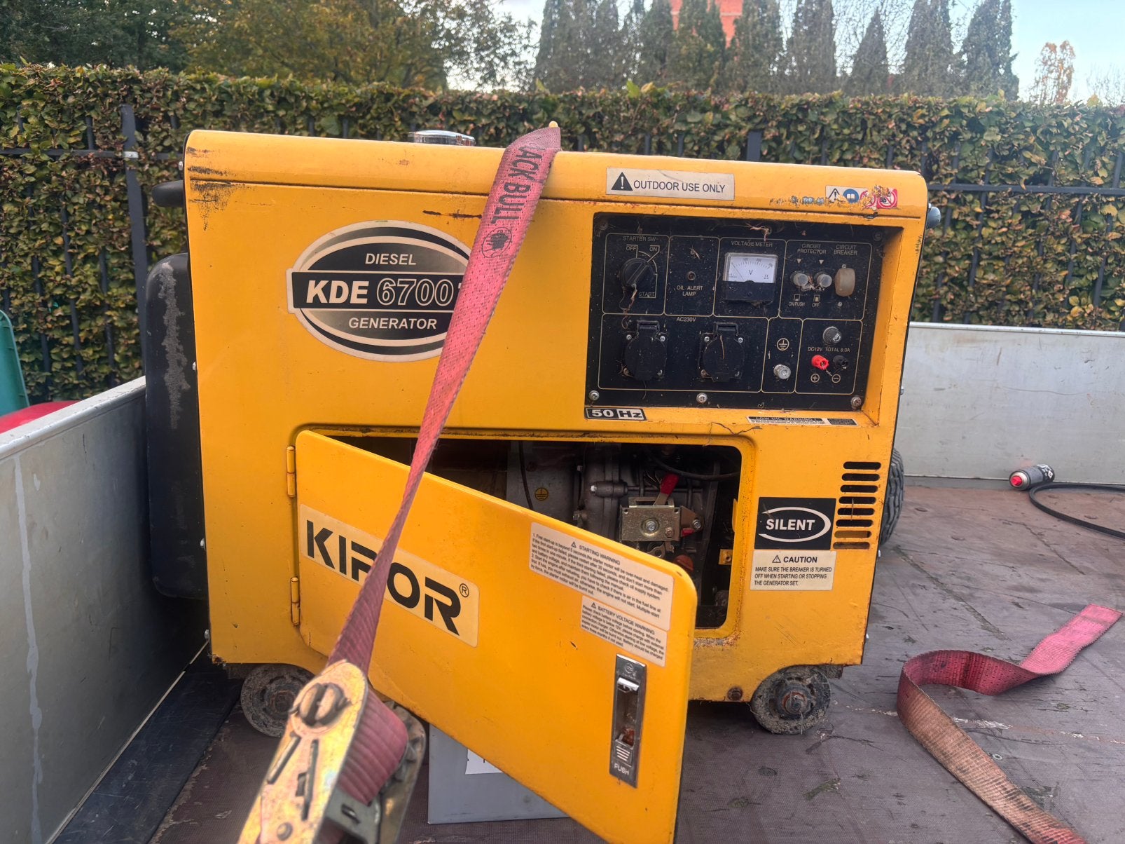 Agregaat kipor diesel motor goed agregaat kapot, Doe-het-zelf en Bouw, Ophalen, Gebruikt, Dieselolie