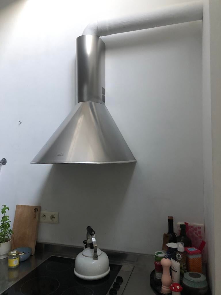 Dampkap inox Ikea, Elektronische apparatuur, Afzuigkappen, Ophalen, Wandschouwkap, Zo goed als nieuw, Vrijstaand