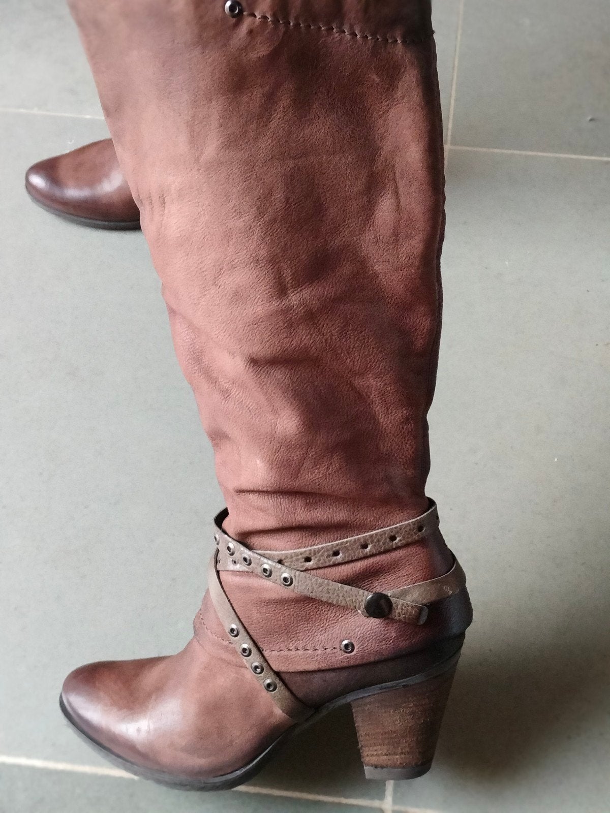 Prachtige, nieuwe laarzen van MJUS, maat 39, Bruin, Nieuw, Dansschoenen, Ophalen of Verzenden