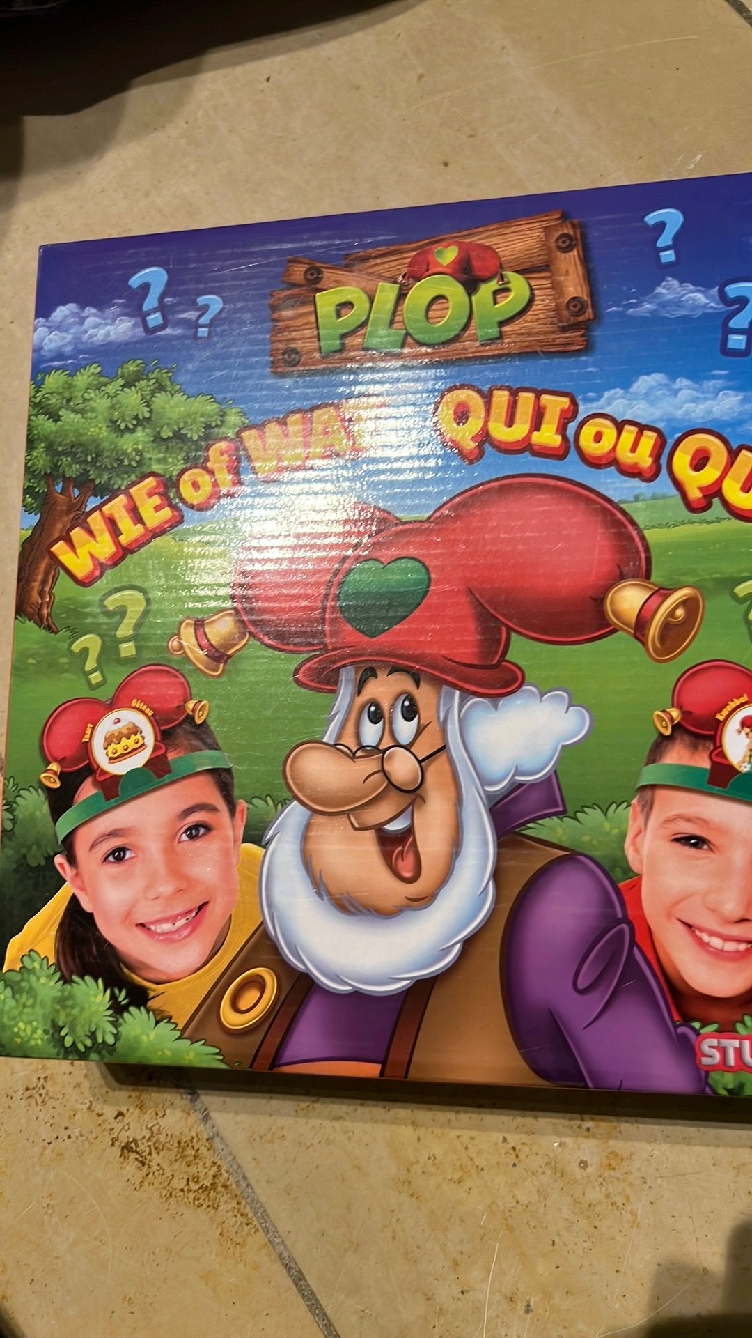 Plop spel wie of wat, Enlèvement, Comme neuf