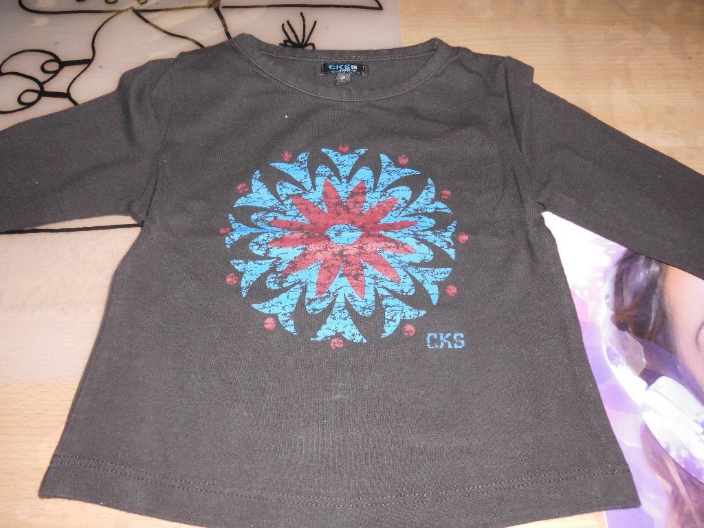 bruine t-shirt van CKS 2 jaar (92), Kinderen en Baby's, Kinderkleding | Maat 92, Ophalen of Verzenden, Zo goed als nieuw, Jongen