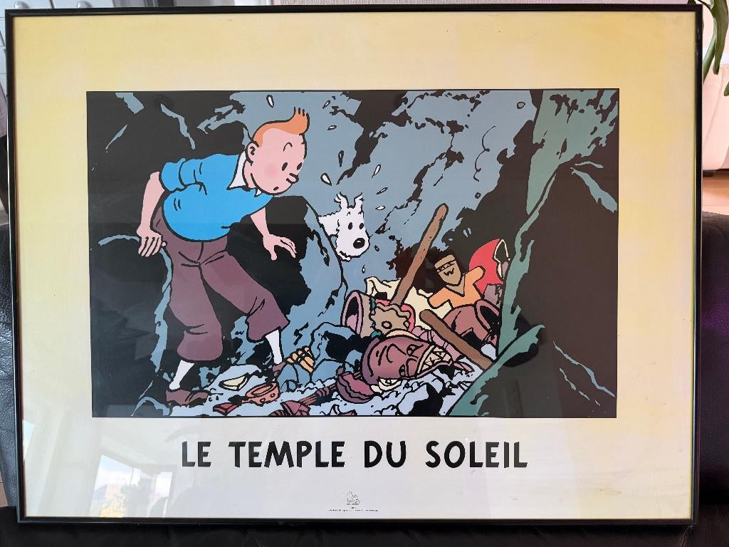 Posters Tintin - Le Temle du Soleil & Tintin en Amérique, Ophalen, Gebruikt, Overige onderwerpen
