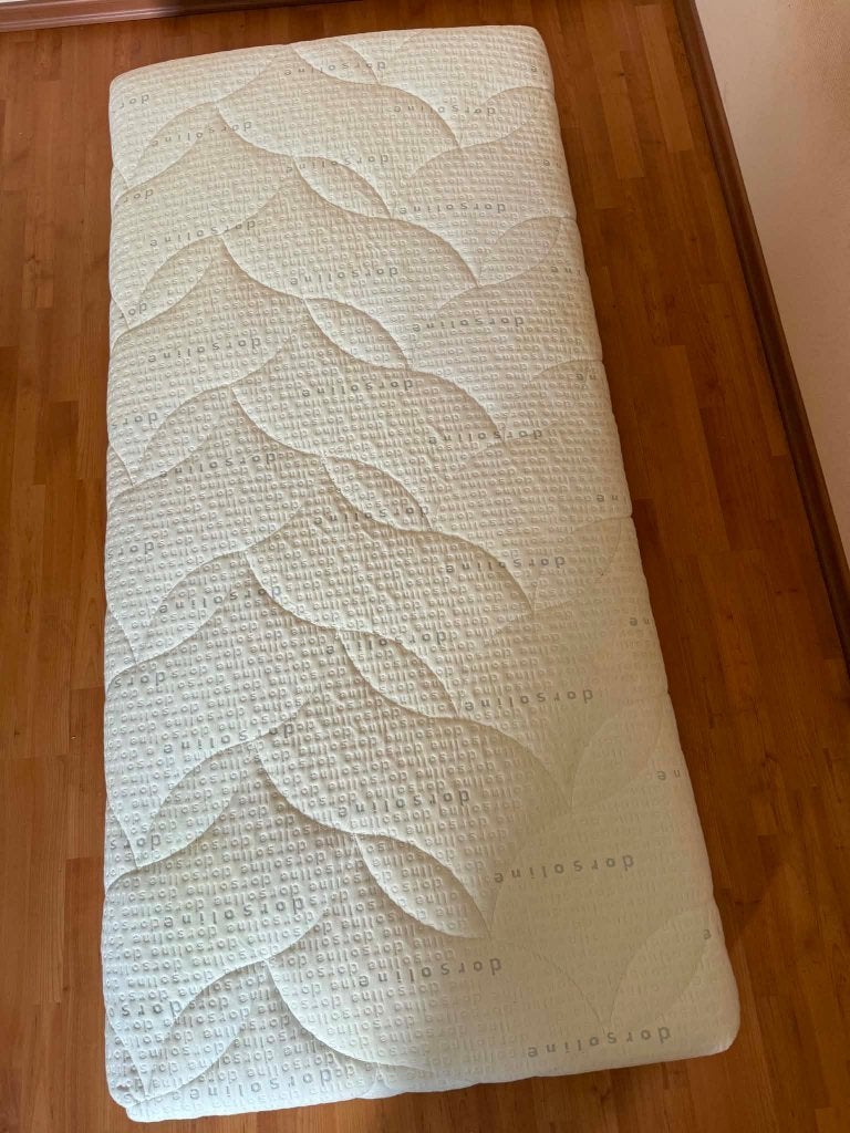 Dorsoline éénpersoonsmatras pocketveren - weinig gebruikt, 90 cm, Matelas, Enlèvement, 190 cm ou moins