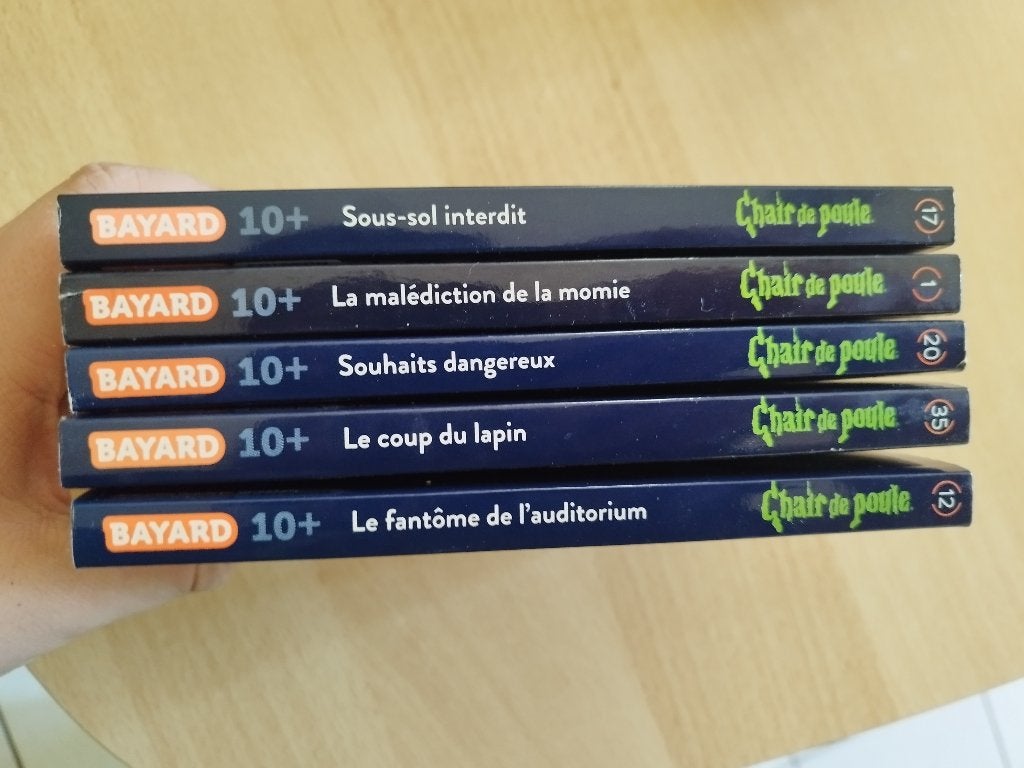 Lot de livres chair de poule (edition bayard), Enlèvement ou Envoi, Comme neuf, R. L. Stine, Fiction