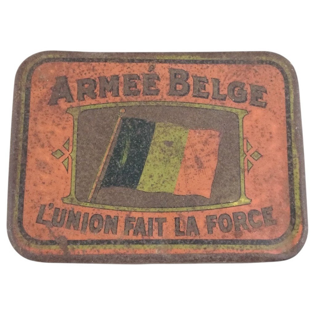Armée Belge - L'Union fait la Force - blikken doosje, Enlèvement ou Envoi, Armée de terre, Caisse ou Géocache