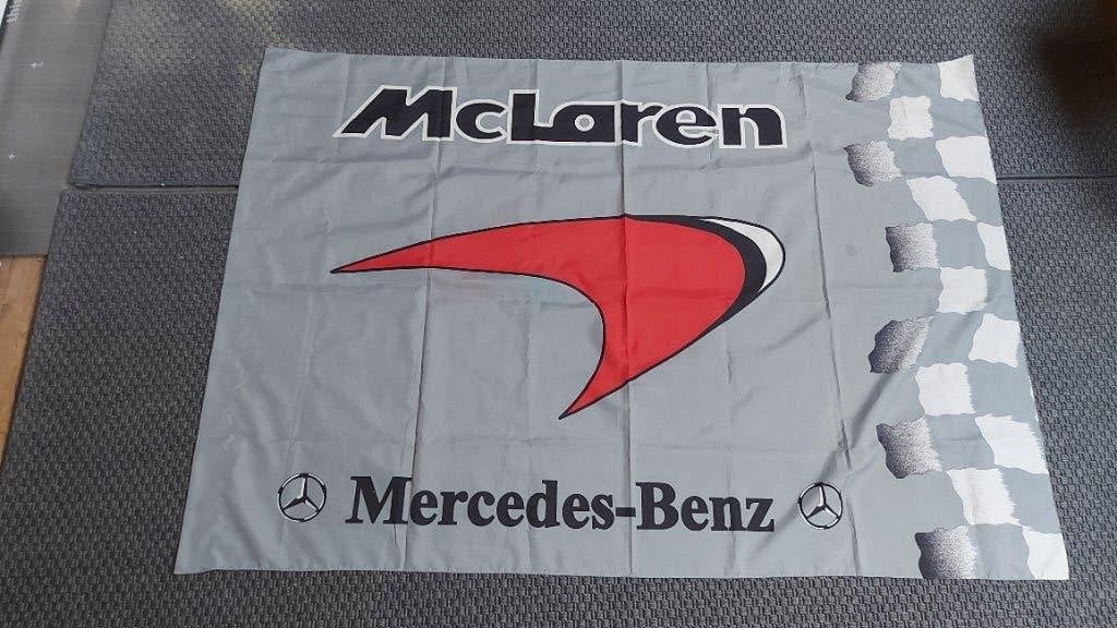 Formule 1 McLaren vlag, Ophalen of Verzenden, Zo goed als nieuw, Formule 1