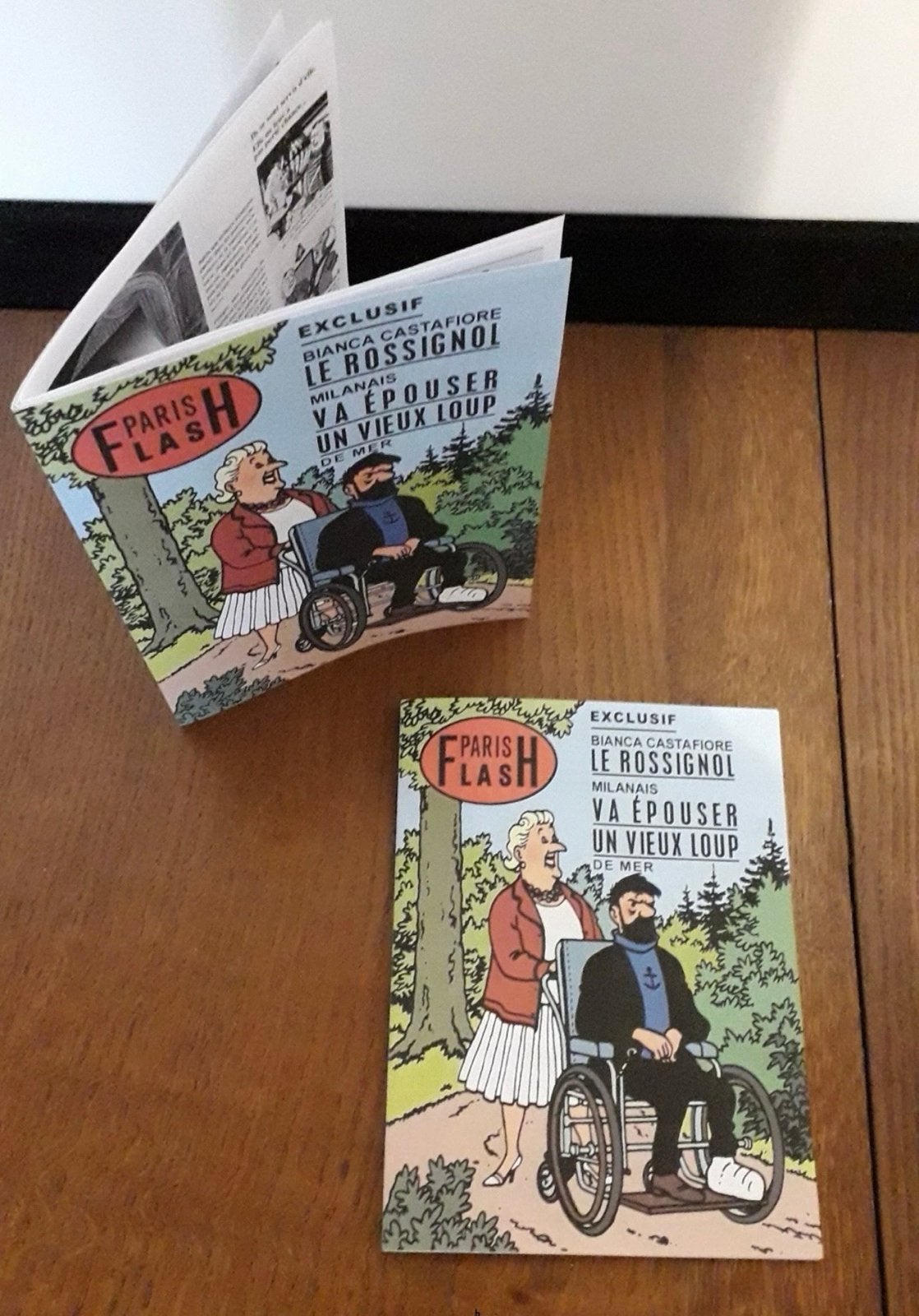 Tintin Kuifje Tim : objet dérivé de la B.D. (LE PARIS FLASH), Envoi, Tintin, Comme neuf, Livre ou Jeu