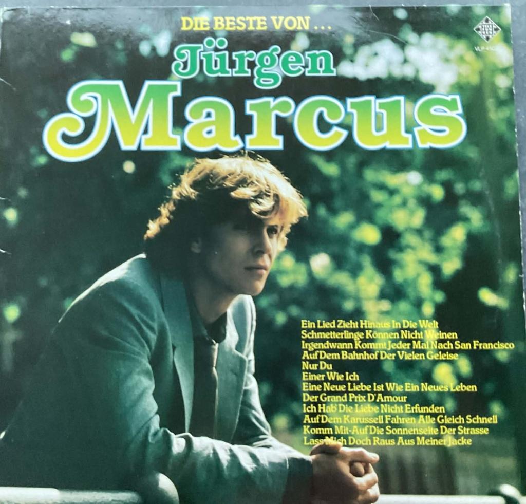 lp - Die beste von...Jürgen Marcus, Cd's en Dvd's, Vinyl | Overige Vinyl, Complilatie, Ophalen of Verzenden, 1970 - 1979, Zo goed als nieuw