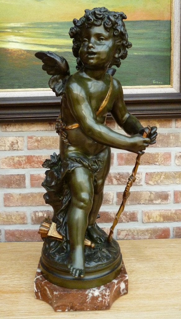 bronze Auguste Moreau /cupidon, Enlèvement, Bronze
