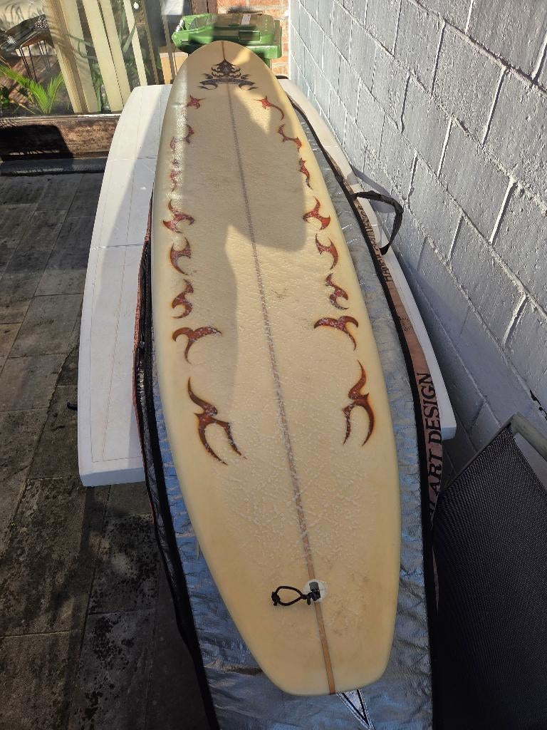 Arrowhead 8'5" 60L longboard, Watersport en Boten, Golfsurfen, Gebruikt, Longboard, Met vinnen, Met draagtas, Ophalen of Verzenden