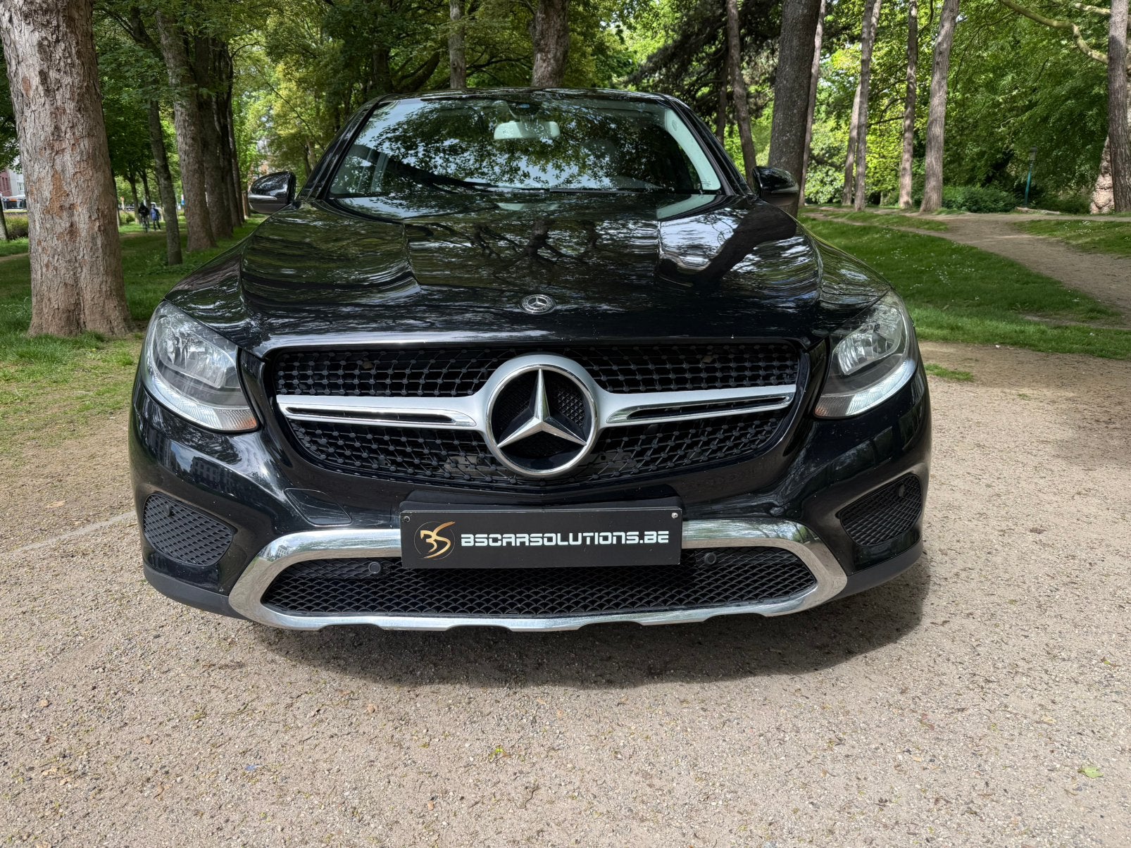 MERCEDES GLC 220 4-MATIC 09/2017 176.000km, Automaat, 4 cilinders, Zwart, Leder