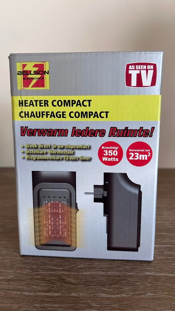 Compacte elektrische kachel / Heater Compact – 350W, Ophalen of Verzenden, Nieuw, 200 tot 500 watt, Kachel