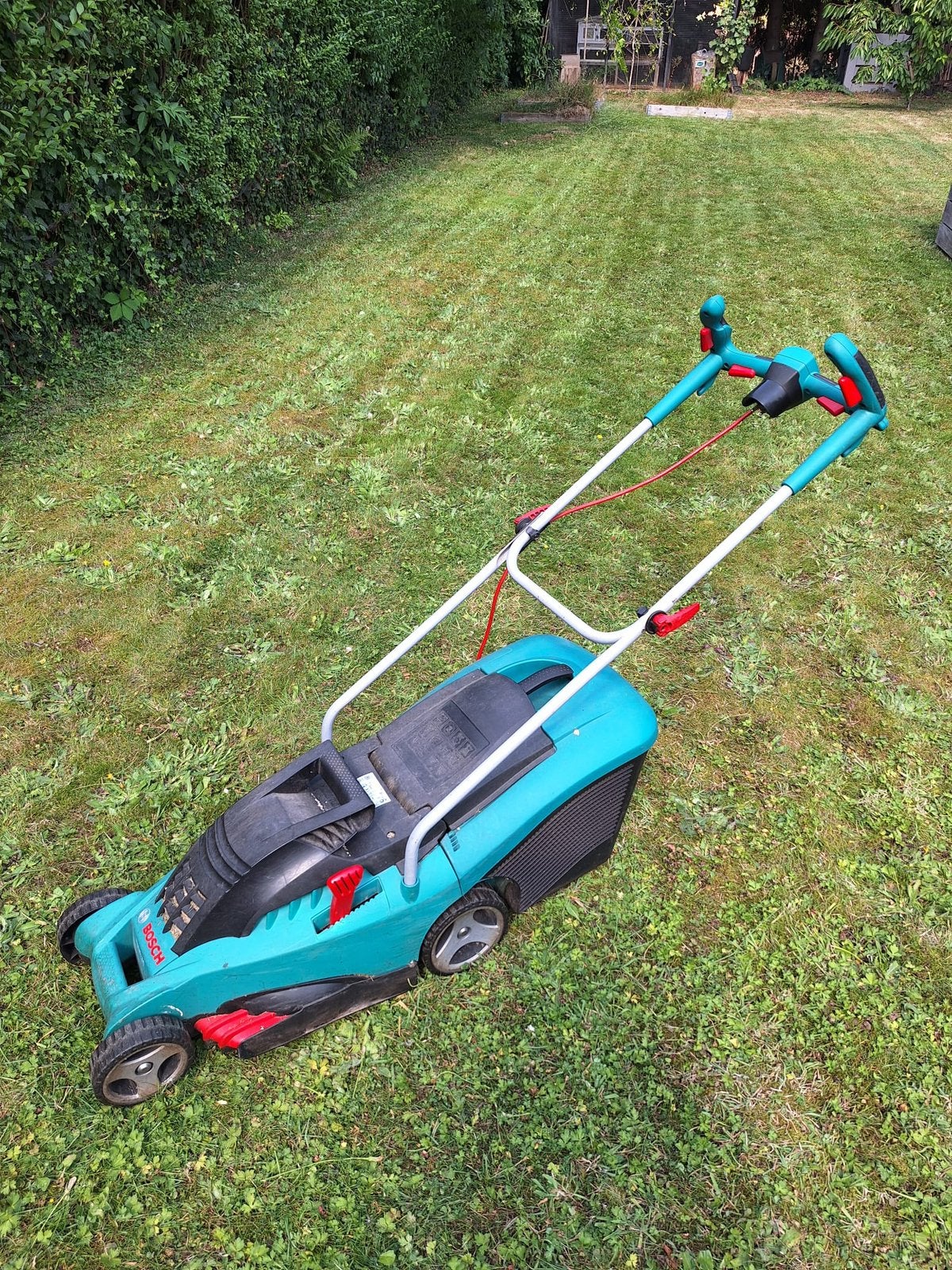 Tondeuse gazon Bosch, Tondeuse rotative, Enlèvement, Utilisé, Bac de ramassage