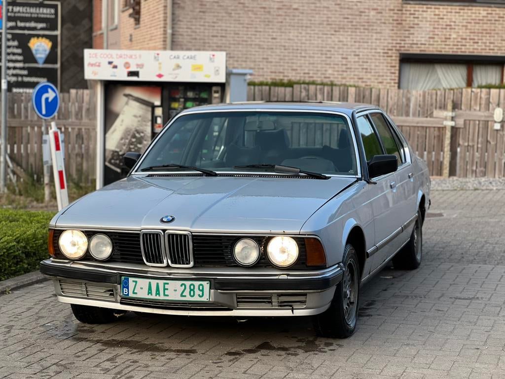 BMW 728i e23 automaat oldtimer, Auto's, BMW, Bedrijf, 7 Reeks, Benzine, Berline, 5 deurs, Automaat, Zilver of Grijs, Zwart, Stof