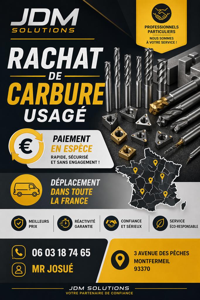 Rachats de tout type de carbure, Ophalen of Verzenden, Zo goed als nieuw
