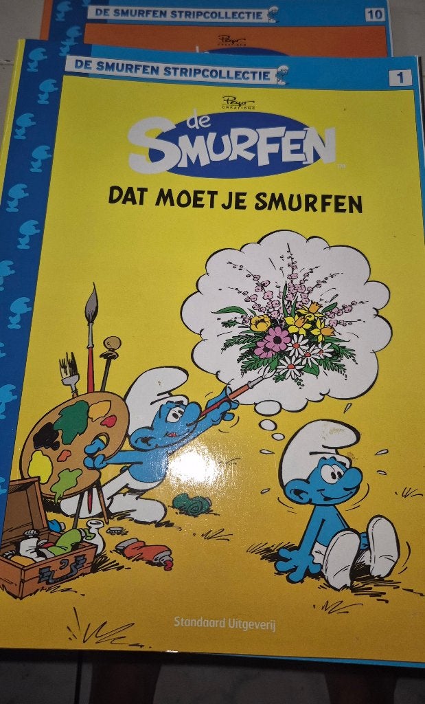 Smurfen strips (10), Meerdere stripboeken, Ophalen, Zo goed als nieuw
