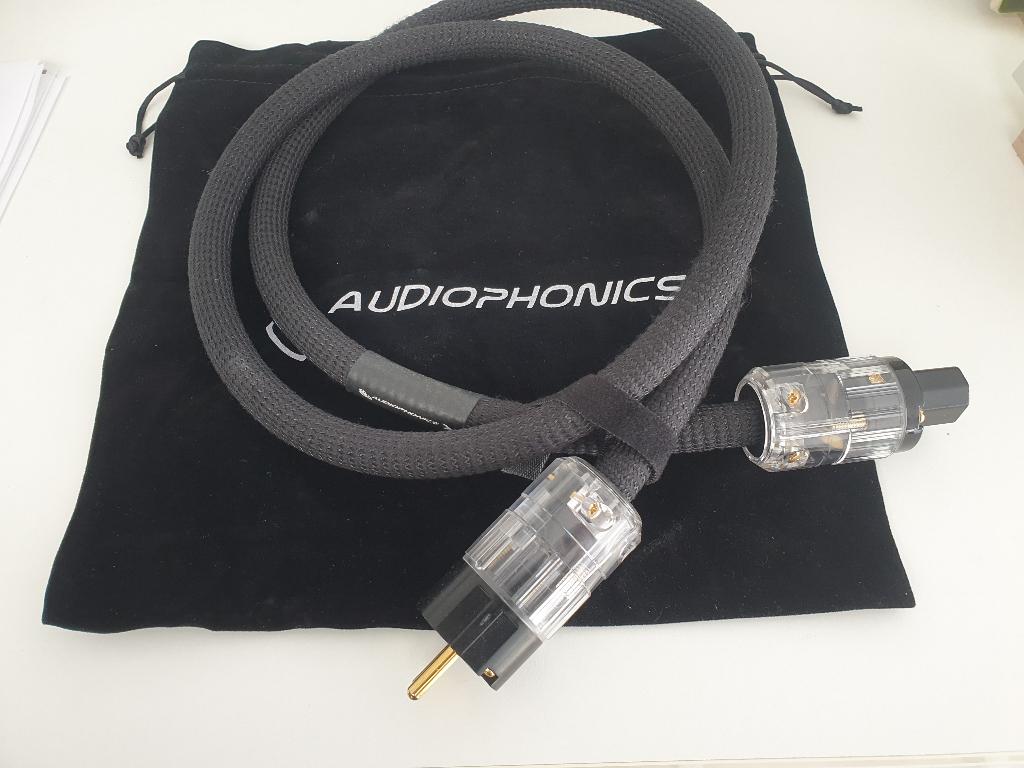 Câble d'alimentation Hifi Audiophonics, Envoi, Comme neuf, Moins de 2 mètres, Autres câbles